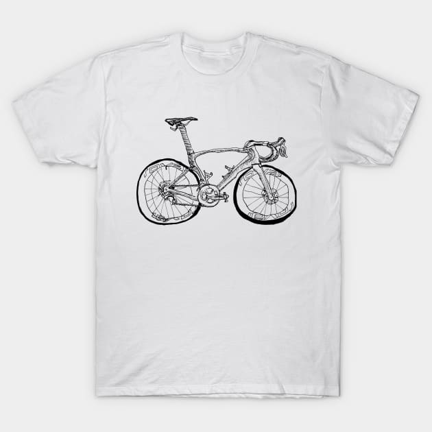 S-Works Bicycle Drawing T-Shirt by eVrydayART